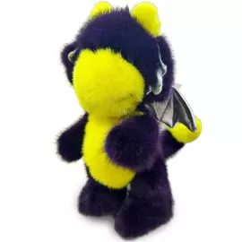 Дракон из меха норки, фиолетовый